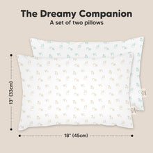 Load image into Gallery viewer, 2-Pack Toddler Pillows Without Pillowcase (Excavator)