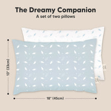 Load image into Gallery viewer, 2-Pack Toddler Pillows Without Pillowcase (Spacecrafts)