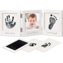 Load image into Gallery viewer, Fond Clean Touch Inkless Hand and Footprint Frame (White/Silver)