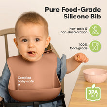 Load image into Gallery viewer, 2-Pack Prep Silicone Bibs (Dusk)