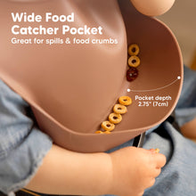 Load image into Gallery viewer, 2-Pack Prep Silicone Bibs (Dusk)