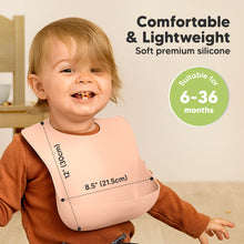 Load image into Gallery viewer, 2-Pack Prep Silicone Bibs (Dusk)