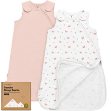 Load image into Gallery viewer, 2-Pack Soothe Sleep Sacks (Butterflies)