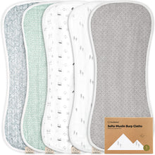 Load image into Gallery viewer, Softe Muslin Baby Burp Cloth (Nordic)