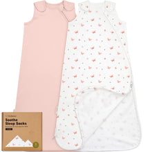 Load image into Gallery viewer, 2-Pack Soothe Sleep Sacks (Butterflies)