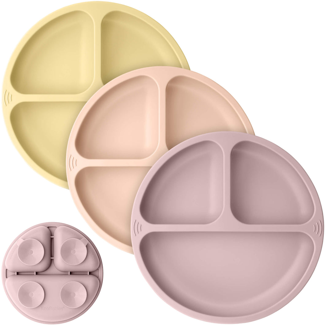 3-Pack Prep Silicone Suction Plates (Dusk)
