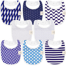 Load image into Gallery viewer, 8-Pack Urban Drool Bibs