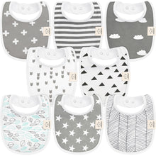Load image into Gallery viewer, 8-Pack Urban Drool Bibs