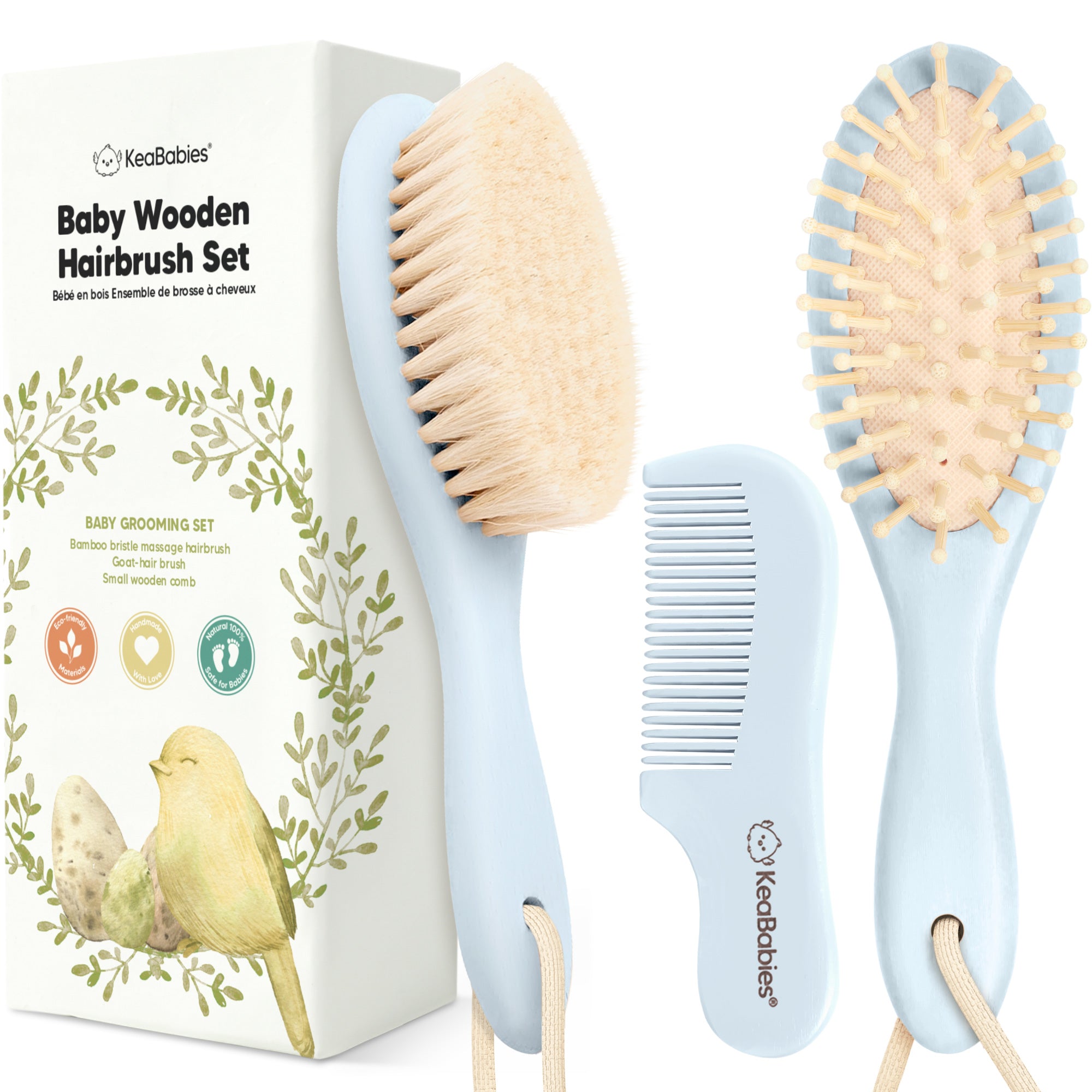 Baby Hair Brush and Comb Set for Newborn – KeaBabies