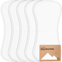 Load image into Gallery viewer, Urban Burp Cloths (Soft White)