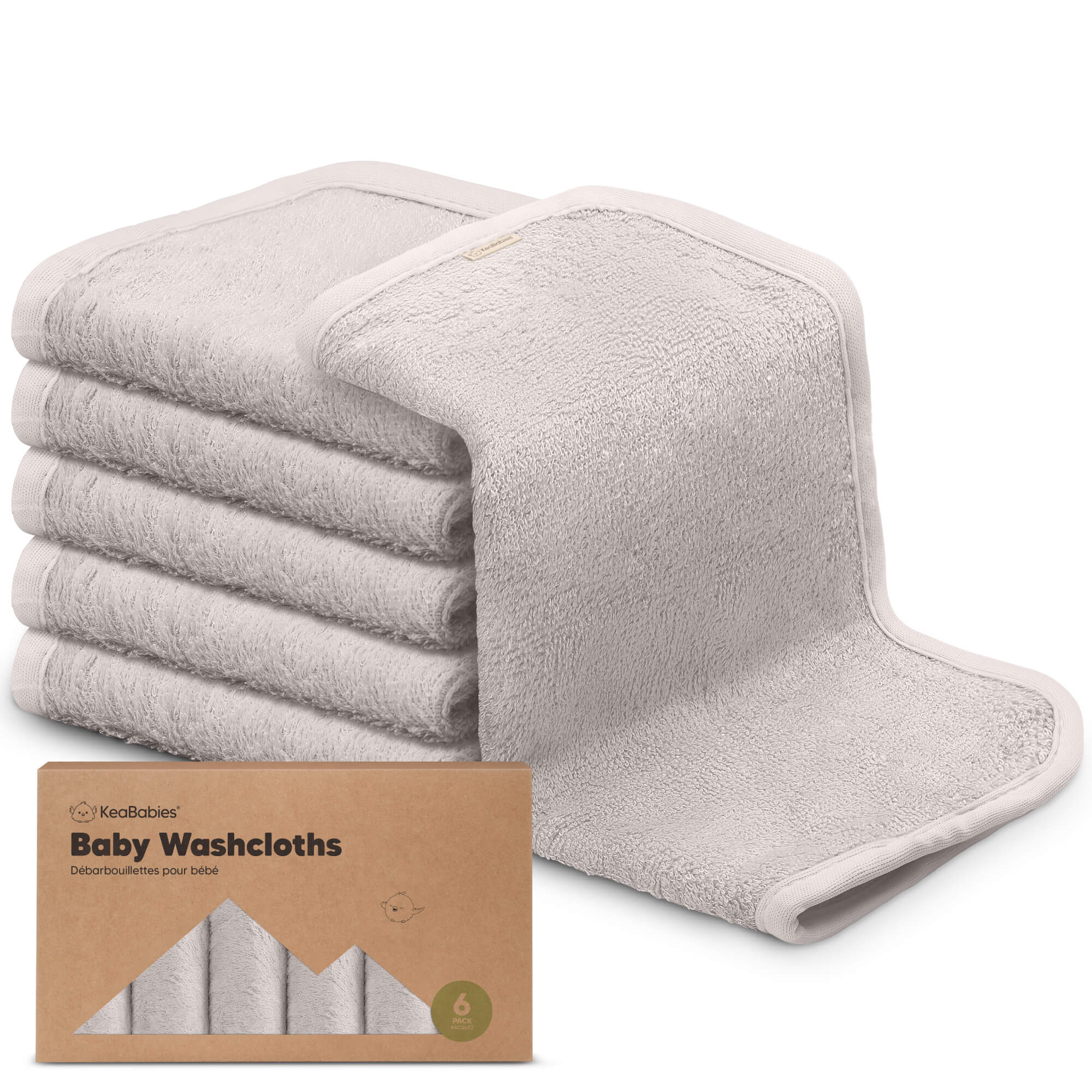Baby Bamboo Washcloths Towel For Bath KeaBabies