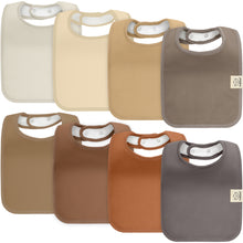Load image into Gallery viewer, 8-Pack Coast Drool Bibs (Terracotta)