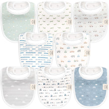 Load image into Gallery viewer, 8-Pack Urban Drool Bibs