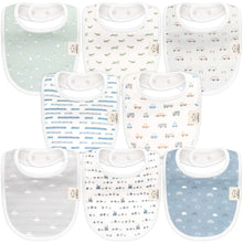 Load image into Gallery viewer, 8-Pack Urban Drool Bibs (Vessels)