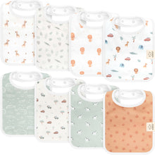 Load image into Gallery viewer, 8-Pack Coast Drool Bibs