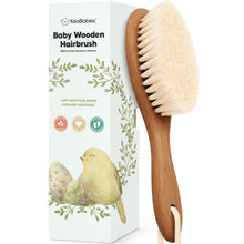 Load image into Gallery viewer, Baby Hair Brush (Dark Walnut, Oval)