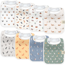 Load image into Gallery viewer, 8-Pack Coast Drool Bibs