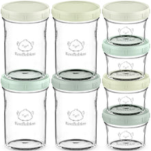 Load image into Gallery viewer, 8-Pack Prep Jars Food Glass Containers