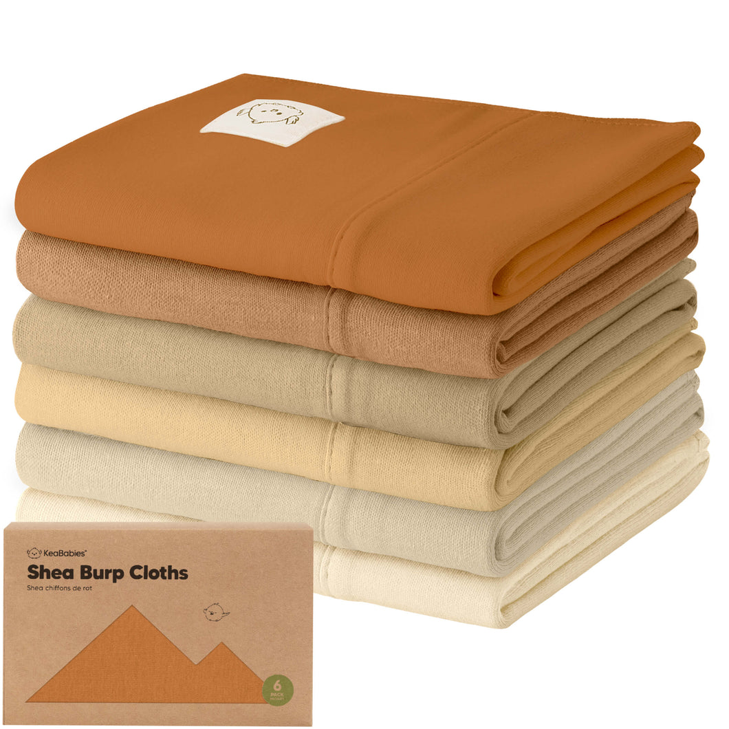 Shea Burp Cloths (Terracotta)