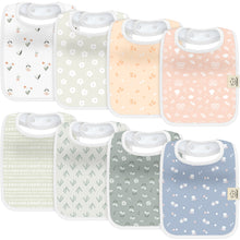 Load image into Gallery viewer, 8-Pack Coast Drool Bibs