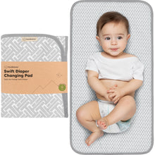 Load image into Gallery viewer, Swift Diaper Changing Pad (Gray Mod)