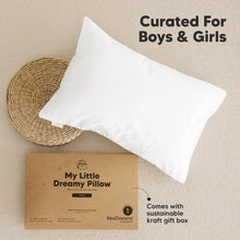 Load image into Gallery viewer, Jumbo Toddler Pillow with Pillowcase (Soft White)