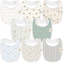 Load image into Gallery viewer, 8-Pack Urban Drool Bibs