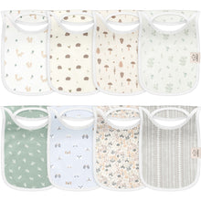 Load image into Gallery viewer, 8-Pack Hallo Drool Bibs