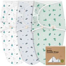 Load image into Gallery viewer, 3-Pack Soothe Swaddle Wraps (Space Quest)