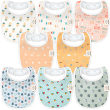 Load image into Gallery viewer, 8-Pack Urban Drool Bibs