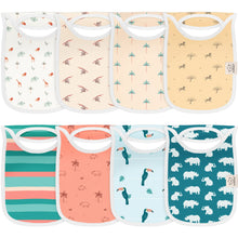 Load image into Gallery viewer, 8-Pack Hallo Drool Bibs