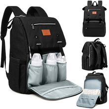 Load image into Gallery viewer, Explorer Diaper Bag (Trendy Black)