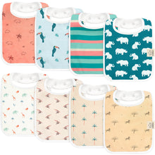 Load image into Gallery viewer, 8-Pack Coast Drool Bibs