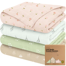 Load image into Gallery viewer, Lumi Muslin Swaddle Blankets