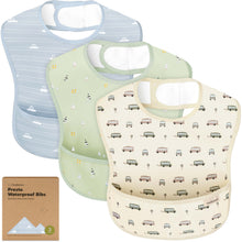 Load image into Gallery viewer, 3-Pack Presto Waterproof Bibs