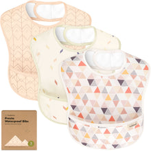 Load image into Gallery viewer, 3-Pack Presto Waterproof Bibs
