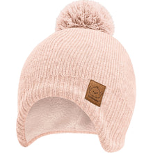 Load image into Gallery viewer, Muff Knitted Beanie (Blush)