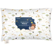 Load image into Gallery viewer, Toddler Pillow with Pillowcase (Grasslands)