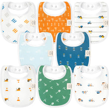Load image into Gallery viewer, 8-Pack Urban Drool Bibs