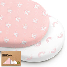 Load image into Gallery viewer, 2-Pack Isla Fitted Bassinet Sheets