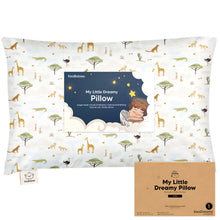 Load image into Gallery viewer, Jumbo Toddler Pillow with Pillowcase (Grasslands)