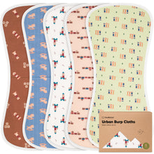 Load image into Gallery viewer, Urban Burp Cloths (Toy Land)