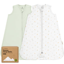Load image into Gallery viewer, 2-Pack Snooze Sleep Sacks (Wildflowers)