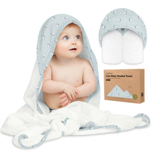 Load image into Gallery viewer, Luxe Baby Hooded Towel (Lunaris)