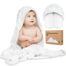 Load image into Gallery viewer, Luxe Baby Hooded Towel (Laurel)