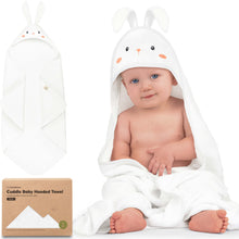 Load image into Gallery viewer, Cuddle Baby Hooded Towel (Bunny)