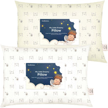 Load image into Gallery viewer, 2-Pack Toddler Pillows Without Pillowcase (Bumble Bear)