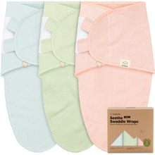 Load image into Gallery viewer, 3-Pack Soothe (Wren) Swaddle Wraps