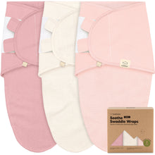 Load image into Gallery viewer, 3-Pack Soothe (Wren) Swaddle Wraps