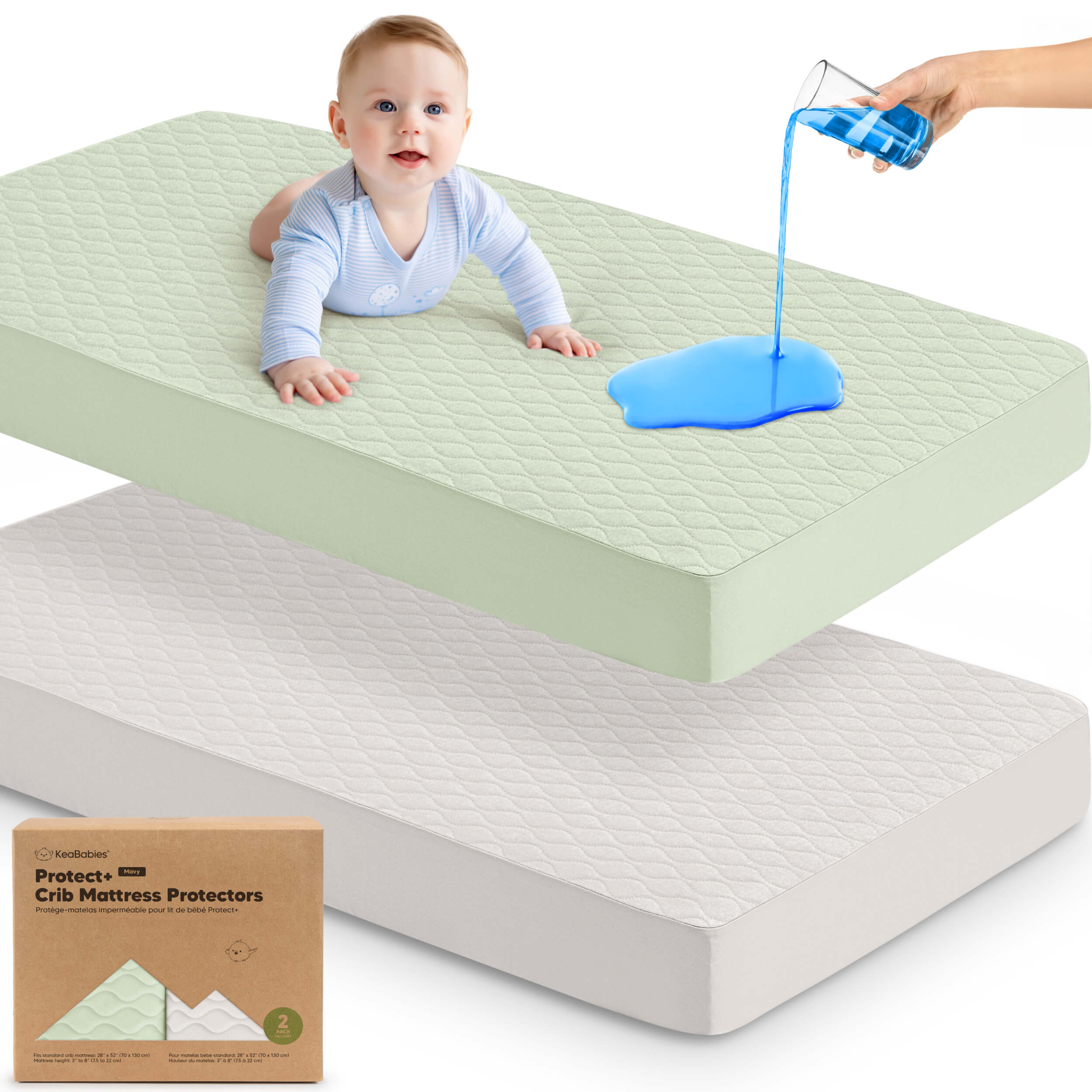 Waterproof Mattress Cover Naturepedic Bassinet Mattress Organic